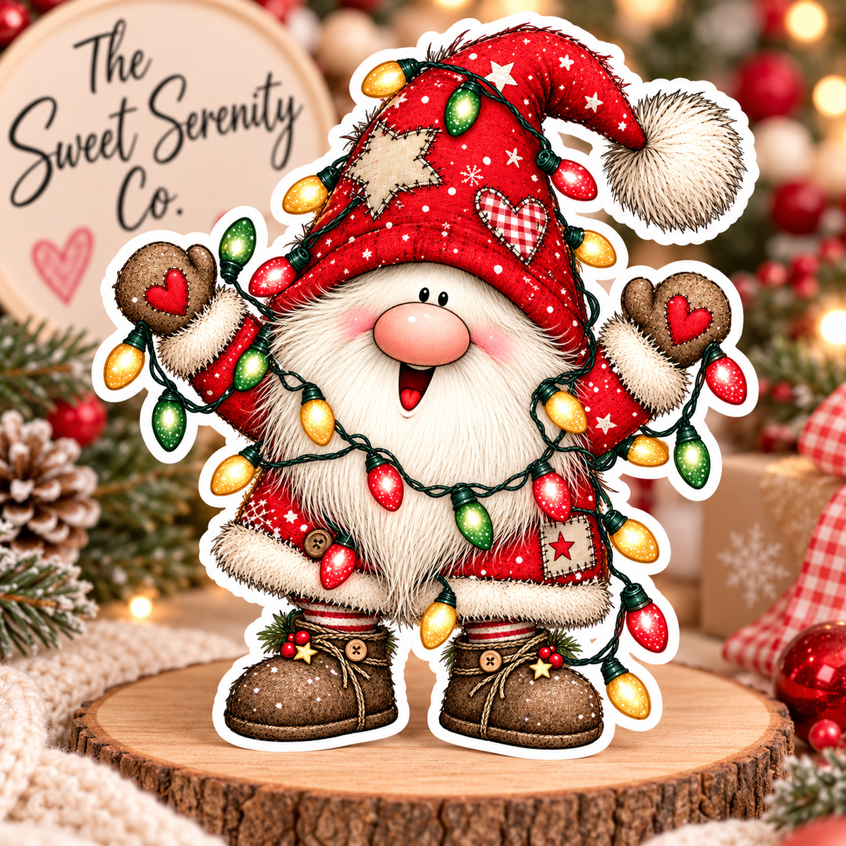 Christmas Gnome Sticker