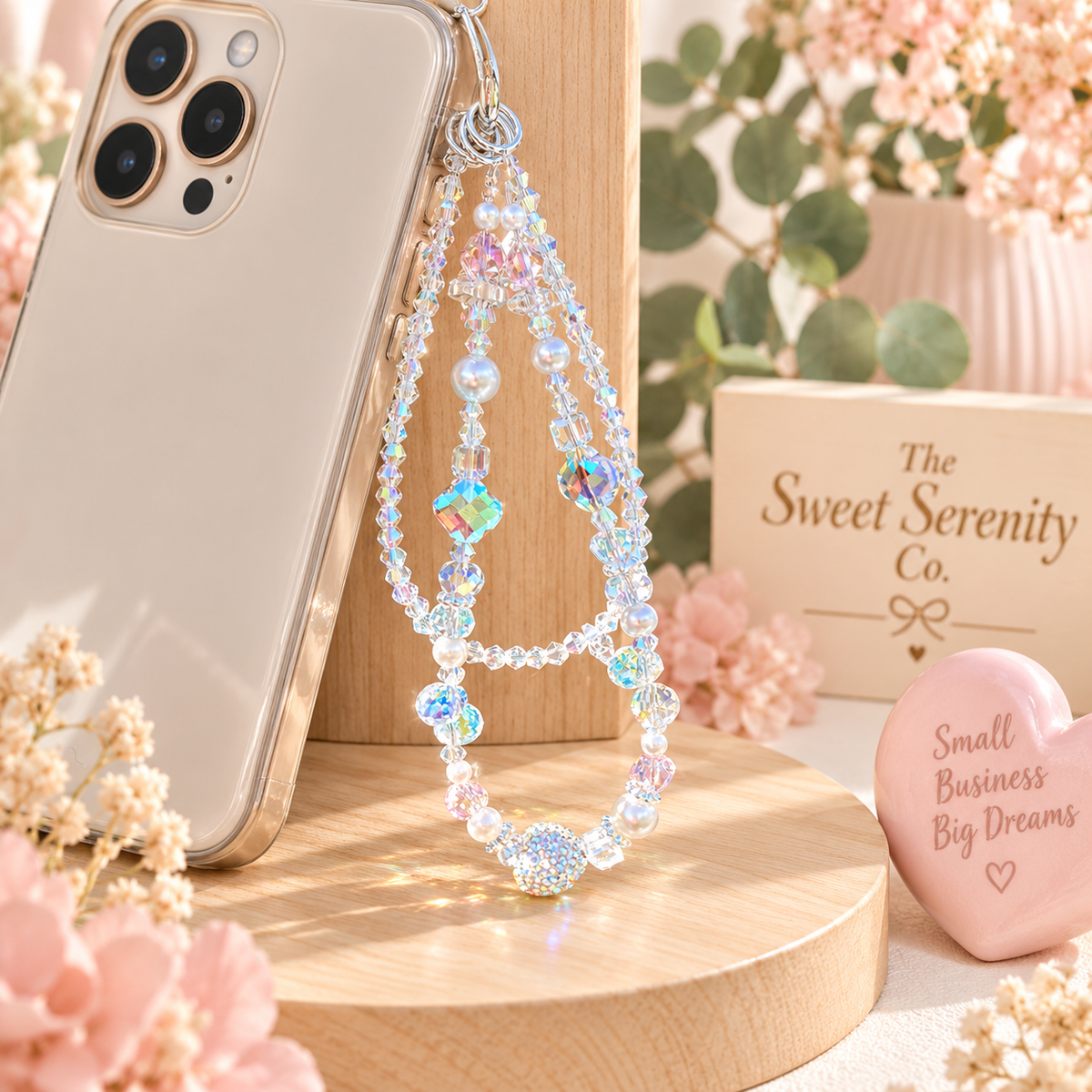 Unique Crystal Phone Charm | Dazzling Phone Accessories