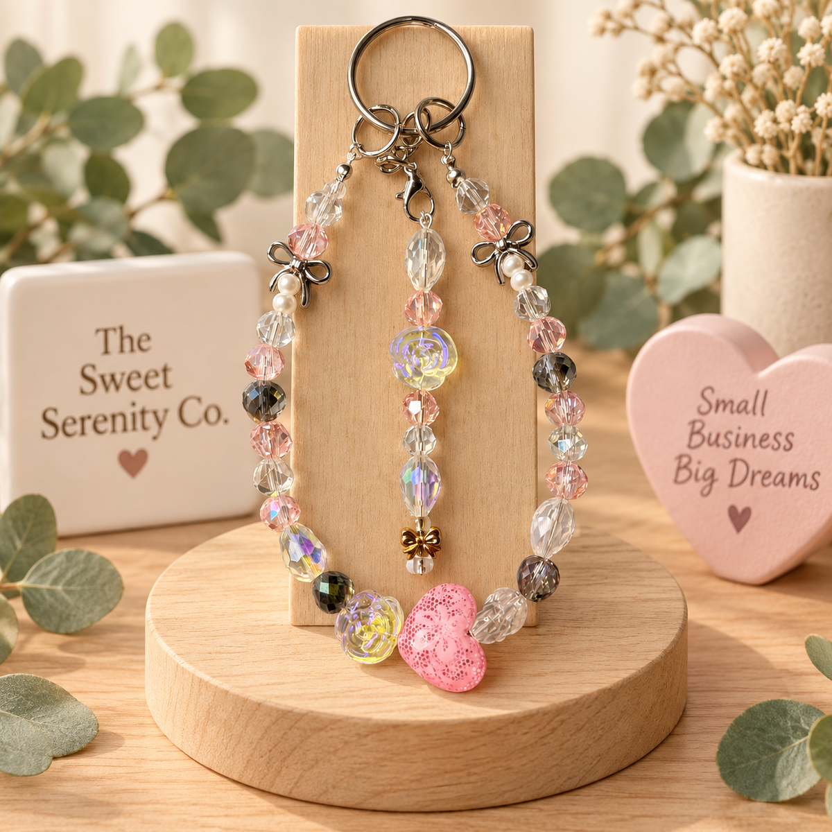 Crystal Beaded Necklace and Bracelet Set, Handmade Jewelry, Boho Style, Gift for Her, Fashion Accessories, Elegant Summer Jewelry