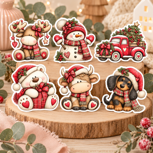 Christmas 6 Sticker Bundle