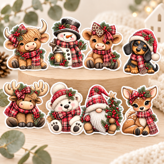 Christmas 8 Sticker Bundle