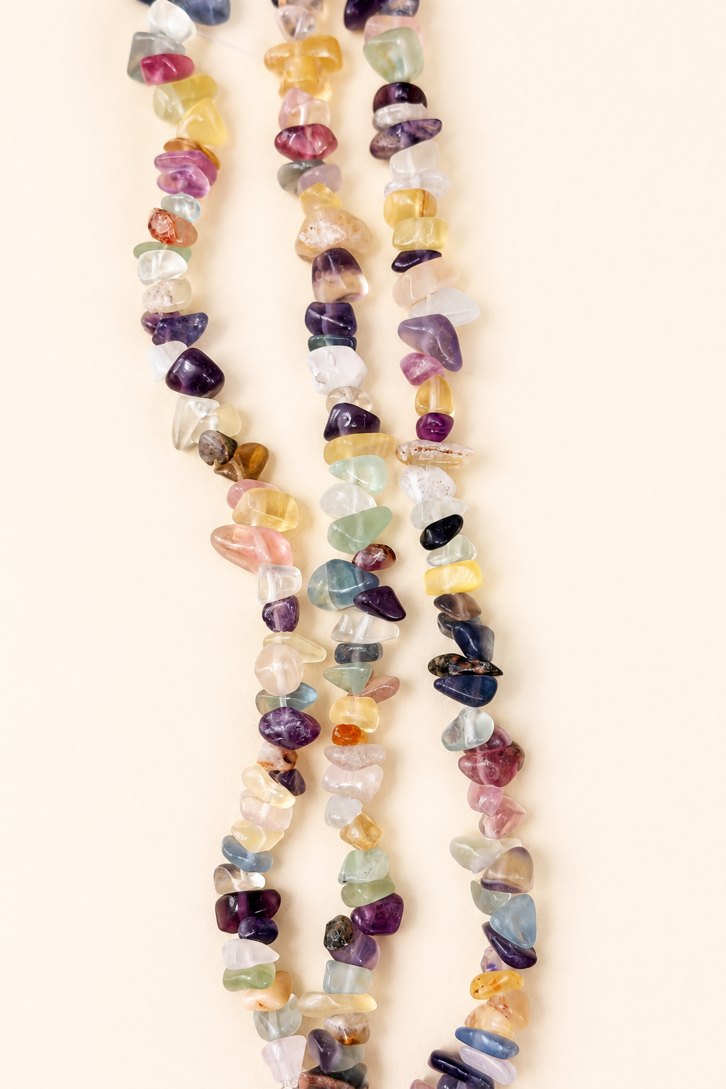 Personalized Phone Charm Keychain with Beaded Accent, Custom Color Options, Natural-Style Stone / Chip Beads, Unique Gift for Her