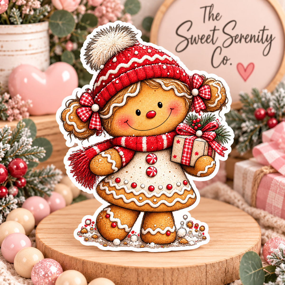 Gingerbread Girl Sticker