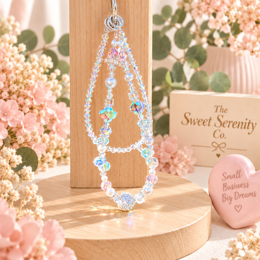 Unique Crystal Phone Charm | Dazzling Phone Accessories