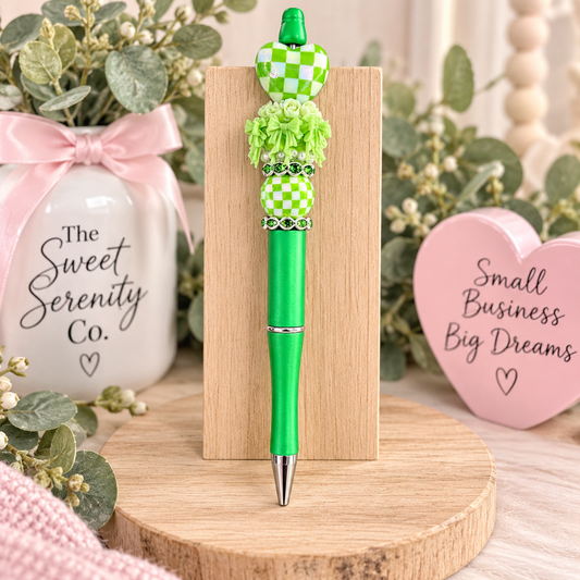 Green Bow Handmade Pen | Custom Writing Accessory