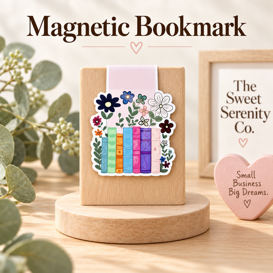 Custom Hand Drawn Magnetic Bookmarks - Perfect Gift for Readers
